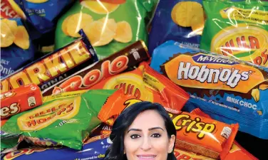  ??  ?? Dr Punam Krishan admits there has been a lot of reaching for biscuits and crisps