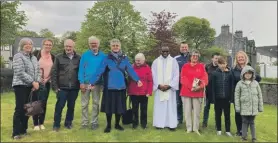  ?? ?? St Margaret’s Church, Lochgilphe­ad, has begun a food garden to share with the community.