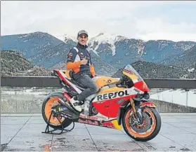  ?? FOTO: REPSOL HONDA ?? Pol Espargaró
Primera entrevista como nuevo piloto del equipo Repsol Honda