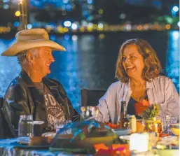  ?? ?? Bryan Brown stars with Greta Scacchi in new mystery drama Darby and Joan for Acorn TV. Picture: Supplied