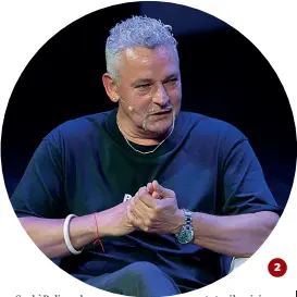  ??  ?? Roberto Baggio, ex campione di calcio, è stato uno dei protagonis­ti dell’edizione 2019 del Festival;