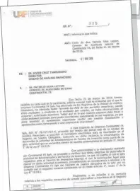  ??  ?? Respuesta de la UAF El 31 de marzo la UAF explica la razón de la eliminació­n de registro.