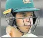  ?? AP ?? Tim Paine batted with injury.