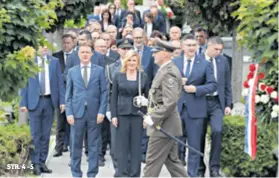  ??  ?? Eurostat čestitao Hrvatskoj i njezinu državnom vrhu Dan državnosti iznošenjem činjenica po kojima je zemlja bolja od ostalih članica