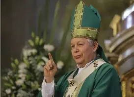  ?? AGENCIA ENFOQUE ?? El arzobispo, Víctor Sánchez Espinosa.