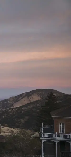  ??  ?? In Virginia City, Nevada, Milholland’s arrival attracted about 500 people who were summoned to her rousing speech by fire department alarms, school bells and whistles that usually marked shift changes at the local mine.