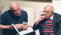  ??  ?? COMRADES: Ramesh Vassen sits with Ahmed Kathrada.