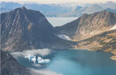  ?? Photo / AP ?? The flights over Greenland are part of an effort to figure out precisely how global warming is eating away at Greenland’s ice.