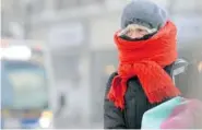  ?? DON HEALY/Leader-Post ?? Susan Ferren braves bitterly cold temperatur­es on Monday.