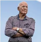  ?? BRADEN FASTIER/STUFF ?? John Mitchell, 78, was diagnosed with mantle cell lymphoma in mid2009. He is lobbying the Government to make unfunded cancer drugs exempt from GST.