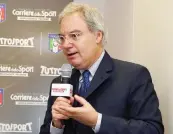  ?? BARTOLETTI ?? Maurizio Beretta, 60 anni, presidente della Lega Serie A