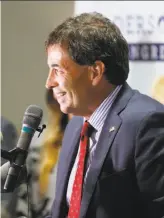  ?? Jay LaPrete / Associated Press ?? President Trump took credit for the performanc­e of Republican Troy Balderson.