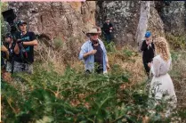  ??  ?? Clockwise from left: Natalie describes the miniseries as a “psychologi­cal thriller”; Edith (Ruby Rees) and Sarah (Inez Curro); co-director Michael Rymer on location; Weir’s 1975 picnic; Samara Weaving on set.