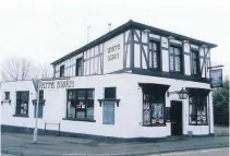  ??  ?? The pub in 2001 and 2013, after a lick of paint or two