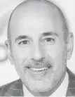  ??  ?? Today show host Matt Lauer was fired by NBC.