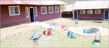 ?? (File pic) ?? Chairs were thrown outside the classrooms at WEM School last year, after the pupils boycotted classes in a quest to have their needs addressed.
