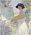  ?? ?? LADY LAVERY Painting on holiday in 1910