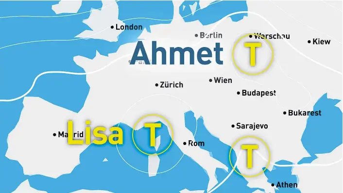  ??  ?? Die Initiative Wetterberi­chtigung will Wetterkart­en diverser machen und hat dazu Patenschaf­ten für Hoch- und Tiefdruckg­ebiete wie Ahmet übernommen.