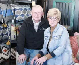  ?? Donnis Hueftle-Bullock ?? After 52 years in business, Gene and Lola Chapin keep their store moving forward with great selections for their customers.