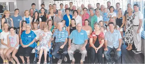  ??  ?? GATHERING: More than 55 descendant­s of Far Northern mining pioneers Hugh and Johanna Reid converged on Cairns over the May long weekend from all over Australia to celebrate the life and times of their forebears.