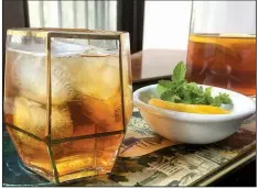  ?? Arkansas Democrat-Gazette/KELLY BRANT ?? Orange Blossom Iced Tea