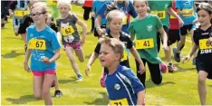  ??  ?? 163 Mädchen und Buben haben in diesem Jahr für das Kidsrunnin­g gemeldet, allein 40 davon kommen aus Thannhause­n.