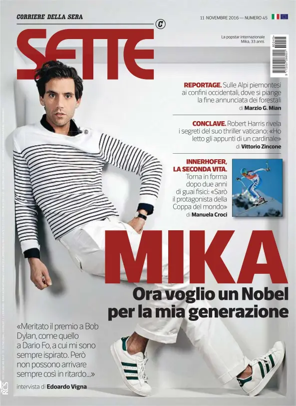  ??  ?? La popstar internazio­nale Mika, 33 anni.