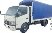  ?? Picture: SUPPLIED ?? LTA standard LC truck with canopy and seats.