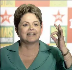  ?? PHOTO: BLOOMBERG ?? Brazilian President Dilma Rousseff needs to work on developing a global political and economic voice.