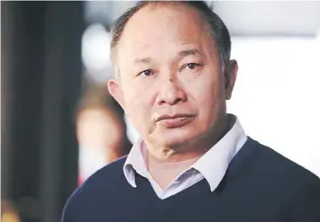  ??  ?? Hong Kong director John Woo is to lead the jury in Beijing.