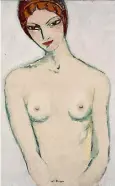  ??  ?? Kees Van Dongen (-) « Modèle en buste », circa  Huile sur toile -  x , cm Estimation :   –   €.