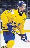  ?? MARK BLINCH THE CANADIAN PRESS ?? Sweden’s Rasmus Dahlin is the consensus choice to be selected first overall in June’s NHL draft.