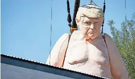 Nude statue of Trump briefly visits Phoenix - PressReader