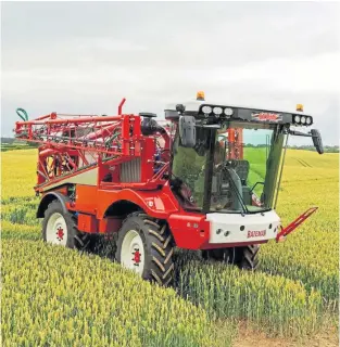  ?? ?? EXPERTISE: Craig Scott will be taking a trade stand at the Royal Highland Show for the first time, with his company, C T Scott Ltd, offering machines including the SpreadPoin­t WB-12000 bowser (far left) and the Bateman RB35.