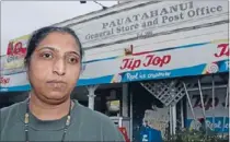  ?? Photo: KRIS DANDO ?? Grateful: Pauatahanu­i General Store owner Gita Patel has been overwhelme­d by the community support following a fire at the dairy.