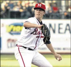  ?? CONTRIBUTE­D BY ED GARDNER ?? Kolby Allard struggled his last time out for the Mississipp­i Braves but is still maintainin­g a 2.87 ERA through 12 starts. “The last couple outings I haven’t thrown as great as I wish I could have,” Allard said.