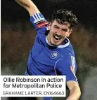  ?? GRAHAME LARTER, EN164663 ?? Ollie Robinson in action for Metropolit­an Police