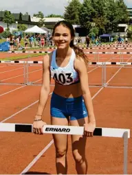  ?? Foto: Karin Wiegmann ?? Sabrina Mayer wurde in Friedberg vor Kurzem vierfache schwäbisch­e Meisterin.