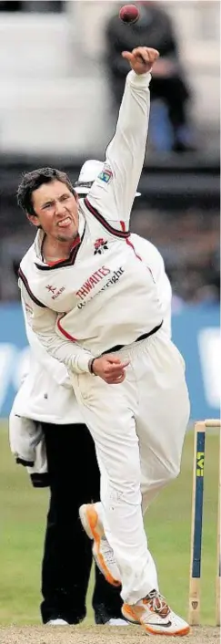  ??  ?? ENGLAND CALL: For Lancashire spin bowler Simon Kerrigan