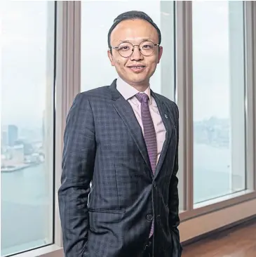  ?? BLOOMBERG ?? John Lam, head of China and Hong Kong property research at UBS Group AG, in Hong Kong on Wednesday.