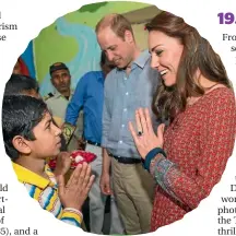  ?? PHOTO: GETTY IMAGES ?? The royal couple visit a contact centre run by the charity Salaam Baalak, which provides emergency help and long-term support to homeless children at New Delhi railway station.