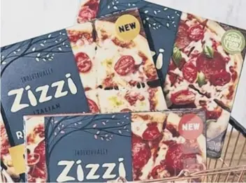  ??  ?? The pizzas are available to buy in Sainsbury’s now (photo: Sainsbury’s/Zizzi)