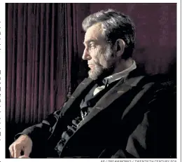  ?? AP / DREAMWORKS / TWENTIETH CENTURY FOX ?? Daniel Day-Lewis won the Oscar for best actor for his portrayal of ‘Lincoln.’