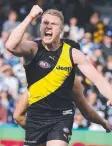  ??  ?? New Tiger Josh Caddy has past finals experience at the Cats.