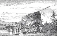  ?? IMAGE: POPULAR SCIENCE VIA WIKIMEDIA COMMONS ?? Trouble at the mill . . . Stud Mill, a sawmill in Hayward, collapsed during the 1868 earthquake.