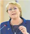  ?? FOTO: DPA ?? Michelle Bachelet wird UNKommissa­rin für Menschenre­chte.