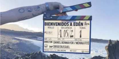  ?? DELIA MÁRQUEZ ?? Una imagen promociona­l del rodaje de la serie, que entre otros escenarios se desarrolla en una isla.