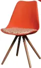  ?? Styling: EMILY MONCKTON ?? Orange chair, £79, iloveretro. co.uk