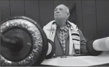  ?? TRIBUNE NEWS SERVICE ?? Harold Katz practices his Torah portion on May 18at the Lubavitch Chabad Synagogue in Wilmette, Ill.