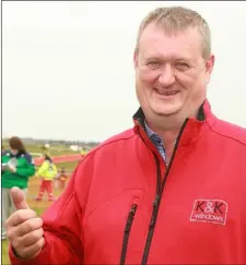  ??  ?? Craanford trainer Liam Kenny had a lot to smile about after Saturday’s Grand National when he attended the point-the-point in Ounavarrag­h, Courtown, the following day.